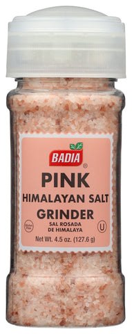 BADIA: Pink Himalayan Salt Grinder, 4.5 oz