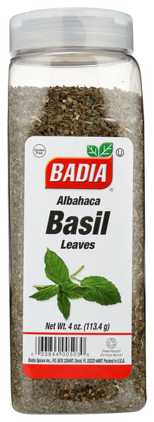 BADIA: Basil Leaves, 4 oz