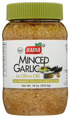 BADIA: Garlic Minced in Olive Oil, 16 oz