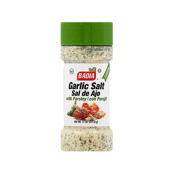 BADIA: Seasoning Coarse Garlic Salt and Parsley, 11 oz