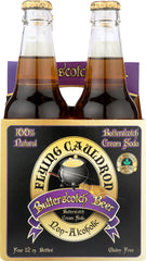 FLYING CAULDRON: Butterscotch Beer Cream Soda 4 pack (12 oz each), 48 oz
