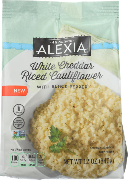 ALEXIA: White Cheddar Riced Cauliflower, 12 oz