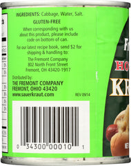 FRANKS: Hot Dog Sauerkraut, 8 oz