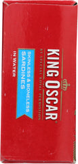 KING OSCAR: Skinless & Boneless Sardines In Water, 4.23 oz