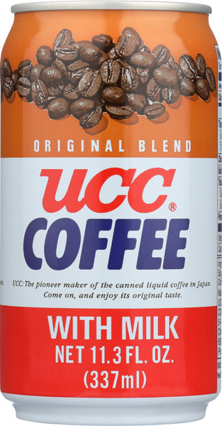 UCC: Ready to Drink Original Blend Coffee with Milk, 11.3 fl oz