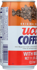 UCC: Ready to Drink Original Blend Coffee with Milk, 11.3 fl oz