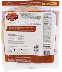 MARIA & RICARDOS: All Natural Whole Wheat Wraps, 45.7 oz