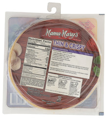MAMA MARYS: Pizza Crust 7 Inches Thin and Crispy, 9 oz