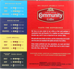 COMMUNITY COFFEE: Coffee Single Serve Variety Pack, 54 ea