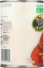 HEALTH VALLEY: Organic Tomato Soup No Salt Added, 15 Oz