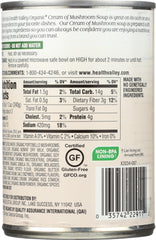 HEALTH VALLEY ORGANIC: Cream of Mushroom Soup, 14.5 Oz