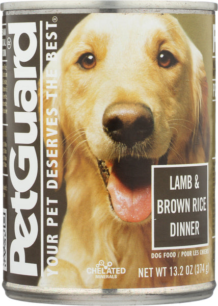 PETGUARD: Dog Adult Lamb & Brown Rice, 14 oz