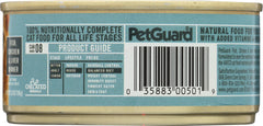 PETGUARD: Fish, Chicken and Liver Dinner Canned Cat Food, 5.5 oz