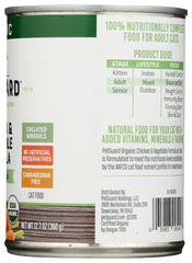 PETGUARD: Organic Chicken and Vegetable Adult Cat Formula, 12.70 oz