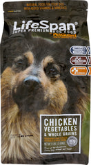 PETGUARD: LifeSpan Premium Dog Food Chicken, Vegetables and Whole Grains, 8 lb
