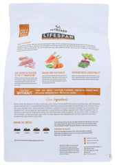 PETGUARD: LifeSpan Chicken and Brown Rice with Vegetables Dry Dog Food, 4 lb