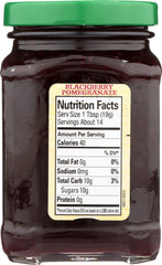 SANTA CRUZ: Fruit Spread Black Berry Pomegranate, 9.5 oz