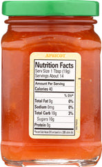 SANTA CRUZ: Fruit Spread Apricot, 9.5 oz