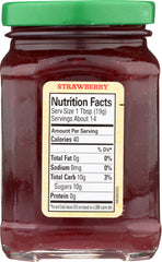 SANTA CRUZ: Fruit Spread Strawberry, 9.5 oz