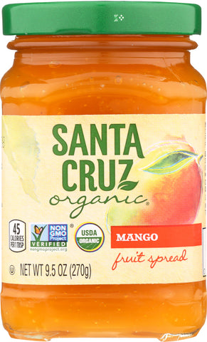 SANTA CRUZ: Fruit Spread Mango, 9.5 oz