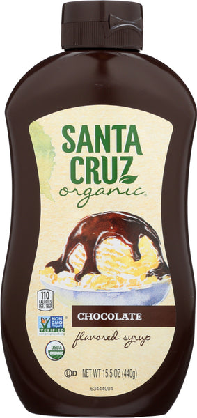 SANTA CRUZ: Syrup Chocolate Organic, 15.5 oz