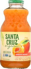 SANTA CRUZ: Organic Apricot Mango Juice, 32 oz