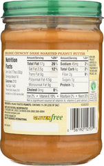 SANTA CRUZ ORGANIC: Dark Roasted Crunchy Peanut Butter, 16 oz