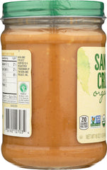 SANTA CRUZ: Peanut Butter Light Roasted Crunchy, 16 oz