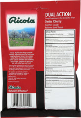 RICOLA: Dual Action Swiss Cherry Drops, 19 pc