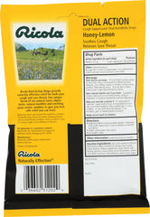 RICOLA: Cough Drops Honey Lemon, 19 pc