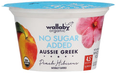 WALLABY: Peach Hibiscus Yogurt, 5.3 oz