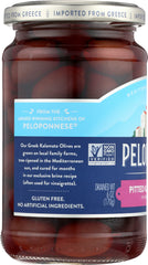PELOPONNESE: Pitted Kalamata Gourmet Black Olives, 6 oz