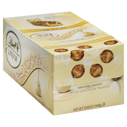 LINDT: Chocolate Truffle White, 120 pc