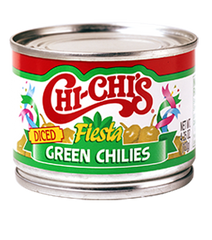 CHI CHIS: Diced Green Chilies, 4.25 oz