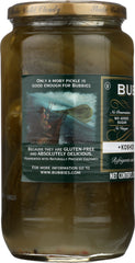 BUBBIES: Kosher Dill Pickles, 33 oz