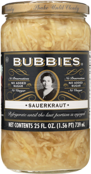 BUBBIES: Sauerkraut, 25 oz