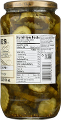 BUBBIES: Pickle Bread and Butter Chips, 33 oz