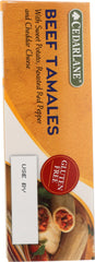CEDARLANE: Gluten Free Beef Tamales, 10 oz