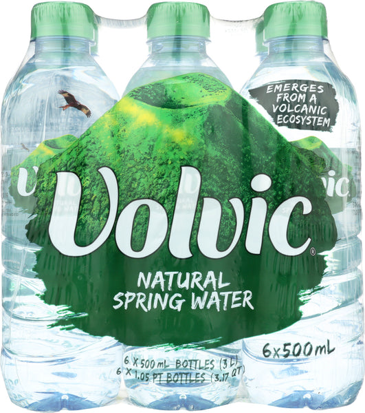 VOLVIC: Natural Spring Water 6 Pack, 0.5 lt