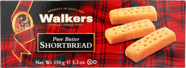 WALKERS: Pure Butter Shortbread Fingers, 5.3 oz