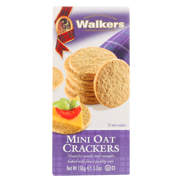 WALKERS: Mini Oatcakes Cracker, 5.3 oz