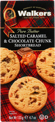 WALKERS: Salted Caramel & Milk Chocolate Chunk Shortbread, 4.7 oz