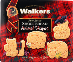 WALKERS:  Animal Shapes Shortbread Cookie, 6.2 oz