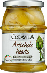 COLAVITA: Artichoke Hearts In Extra Virgin Olive Oil, 9.87 oz