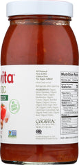 COLAVITA: Sauce Italian Garden Tomato Organic, 25 oz