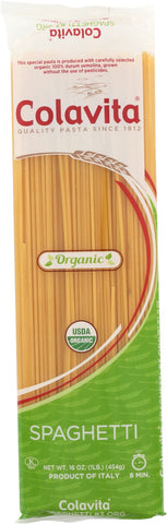 COLAVITA: Pasta Spaghetti Organic, 16 oz