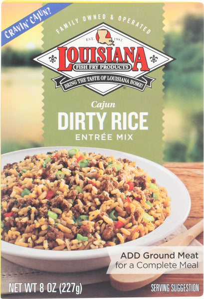 LOUISIANA FISH FRY: Dirty Rice Dinner Mix, 8 oz