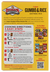 LOUISIANA FISH FRY: Mix Cajun Gumbo with Rice, 8 oz