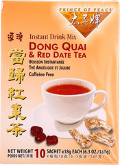 PRINCE OF PEACE: Tea Instant Dong Quai Date, 10 bg