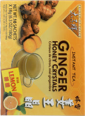 PRINCE OF PEACE: Instant Tea Ginger Ginger Honey Crystals With Lemon, 10 bg